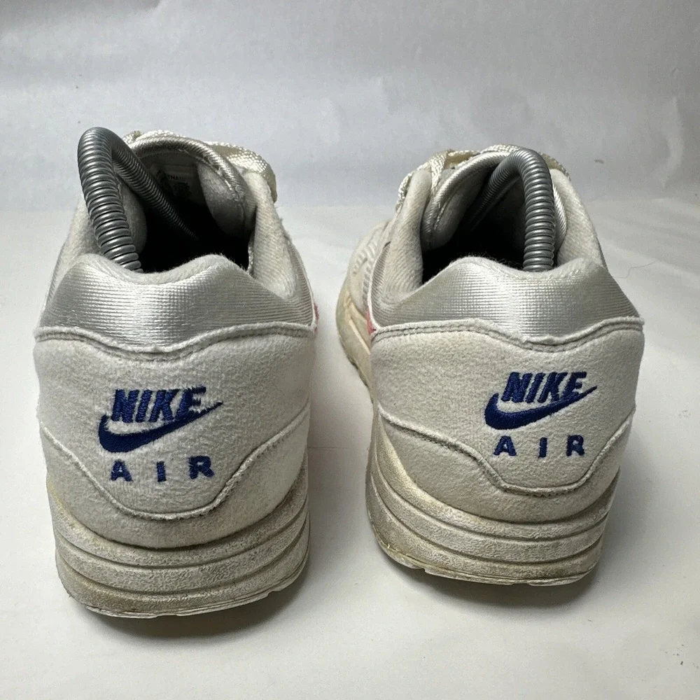 Nike ID Air Max 1 Men's Sz 10.5 White/Neon Pink (CN9671-991)